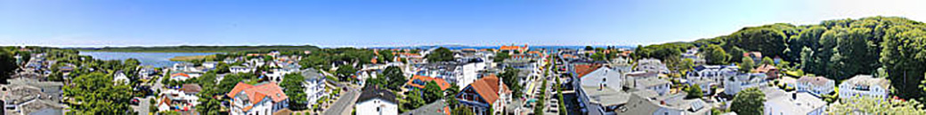 Vorschau Panorama Über den Dächern von Binz