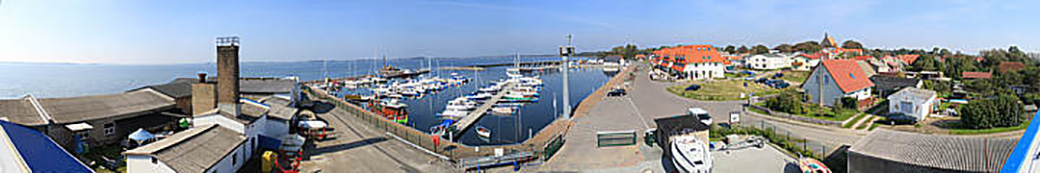 Vorschau Panorama im Hafen von Wiek